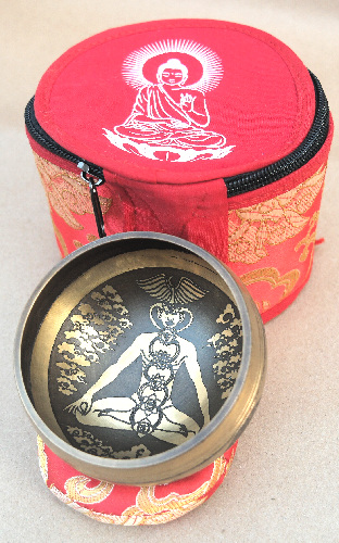 Chakra Singing bowl with Box 3" SBR-5005